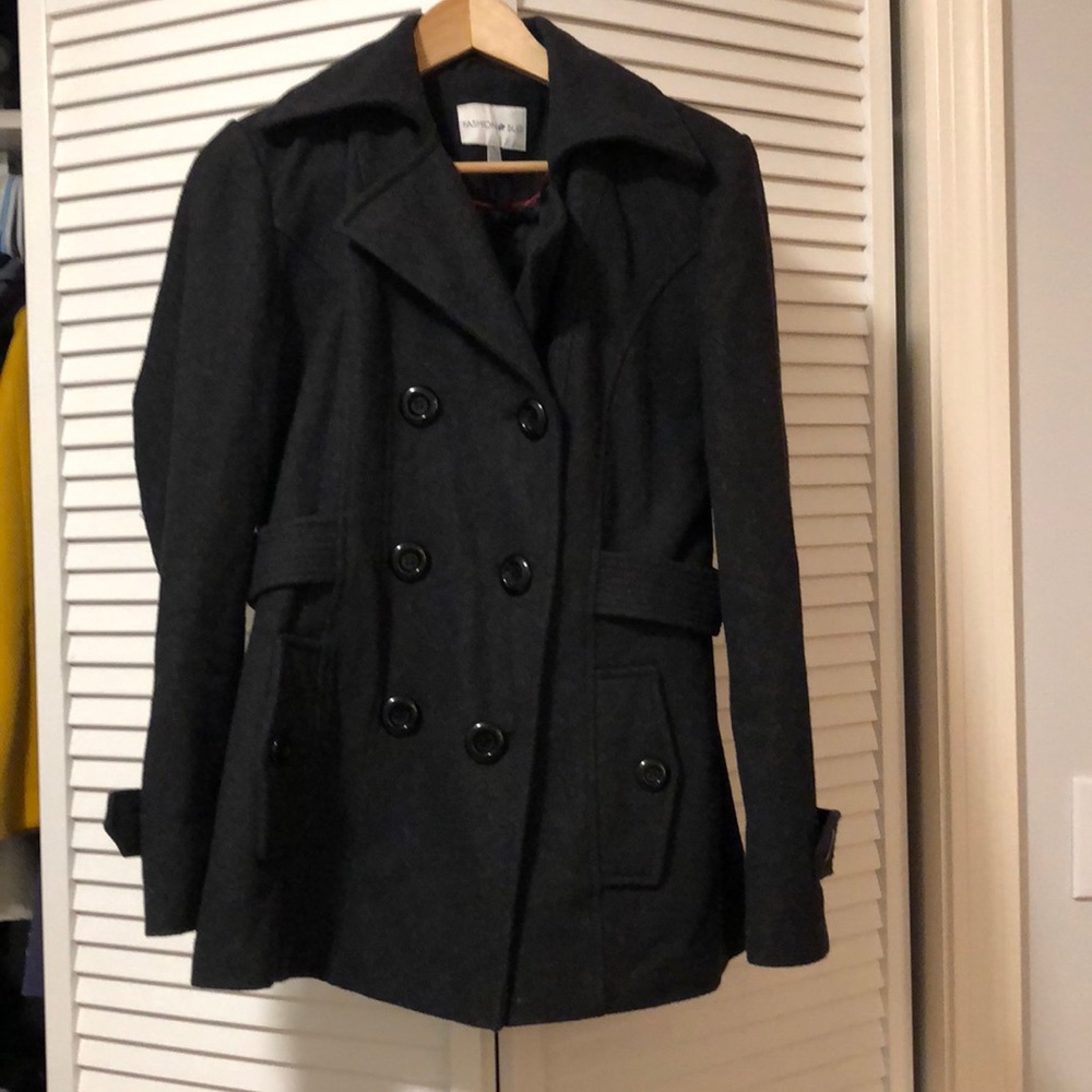Charcoal Peacoat